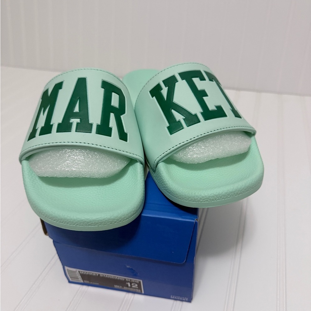 Market Men's Size 12 Standard Slide Sandals Sage New In Box